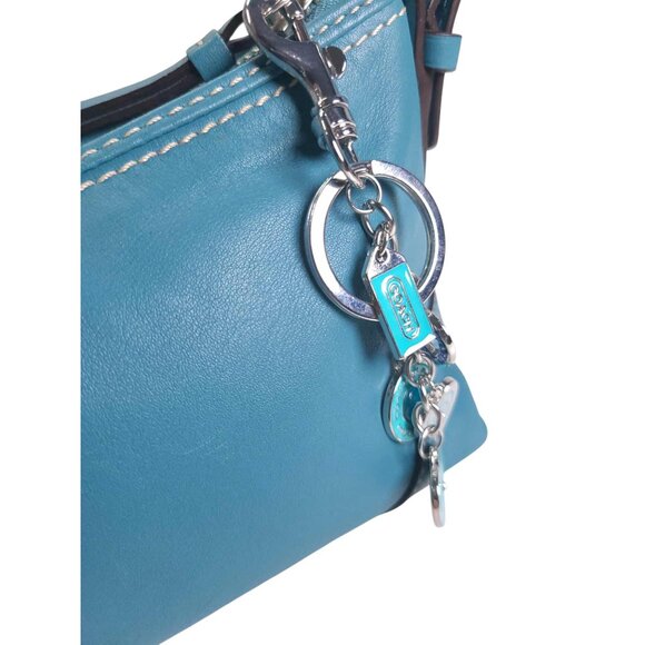 COACH Aqua Hamptons Soho Demi Baguette Y2K Shoulder Bag - Picture 4 of 13